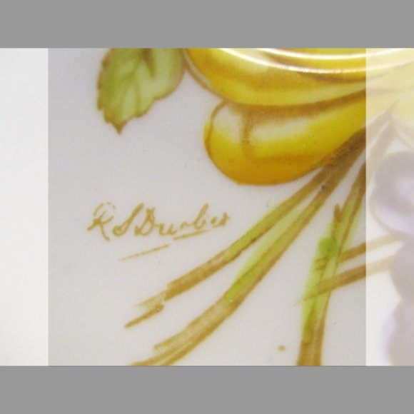 Vintage Roslyn Bone China, England Hand Painted "Sunningdale" Replacement Saucer - Picture 5 of 8